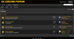 Desktop Screenshot of glidecamforum.com